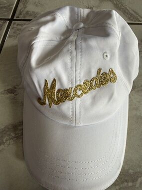 Mercedes-Benz Hat with gold font